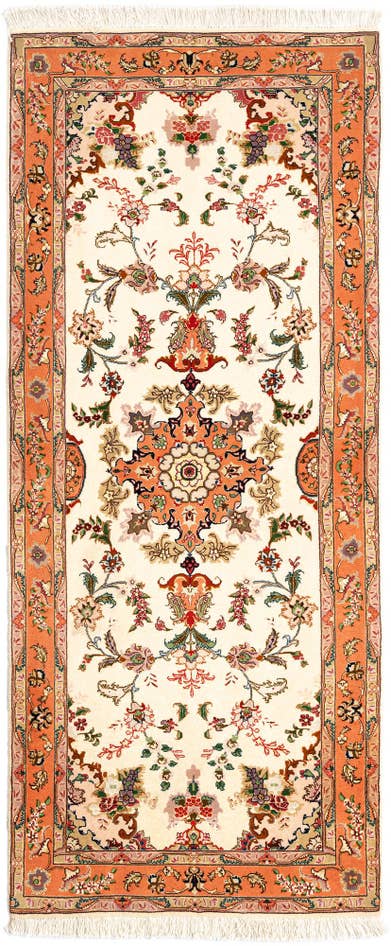 Detail image of 2' 7 x 6' 7 Tabriz Runner Rug