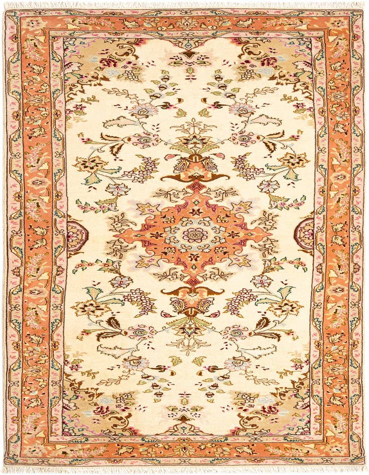Detail image of 2' 8 x 7' Tabriz Runner Rug