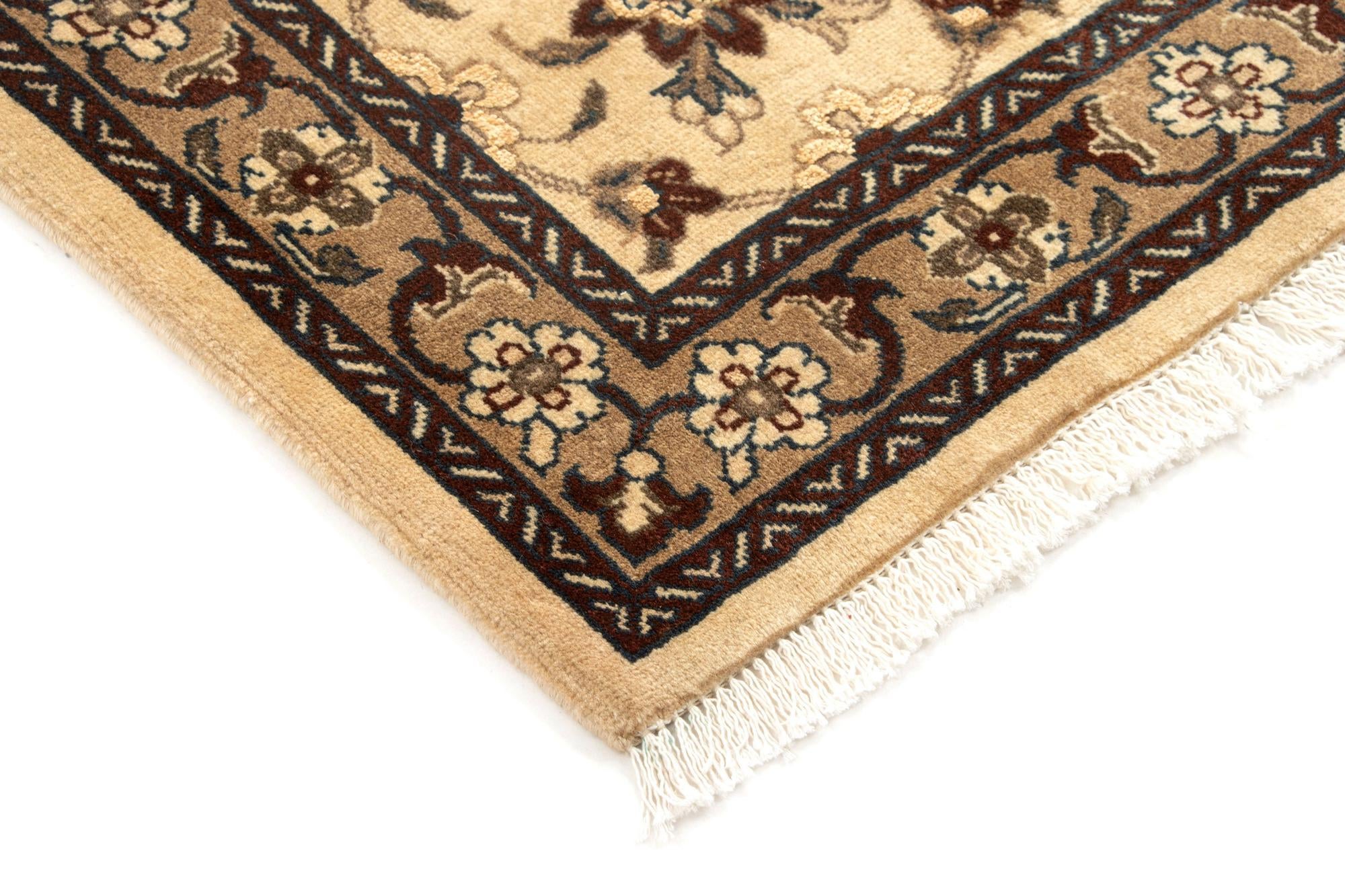 2' 9 x 6' 11 Hand Knotted Tabriz Persian Wool Runner Rug