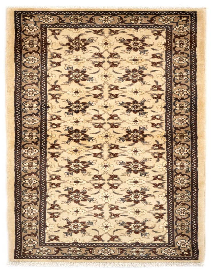Detail image of 2' 9 x 6' 11 Hand Knotted Tabriz Persian Wool Runner Rug