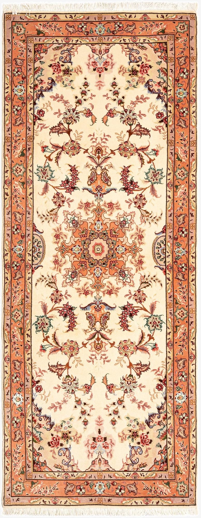 2' 9 x 6' 11 Tabriz Runner Rug