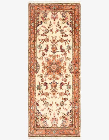 2' 9 x 6' 11 Tabriz Runner Rug