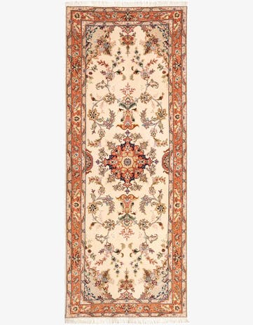 2' 9 x 7' 1 Tabriz Runner Rug