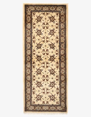 2' 9 x 6' 11 Hand Knotted Tabriz Persian Wool Runner Rug