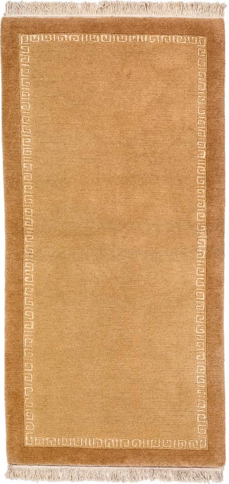 Detail image of 2' 4 x 4' 9 Hand Knotted Tibet Runner Rug