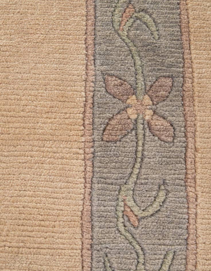 Detail image of 2' 7 x 11' 3  Hand Knotted Tibet Wool Runner Rug