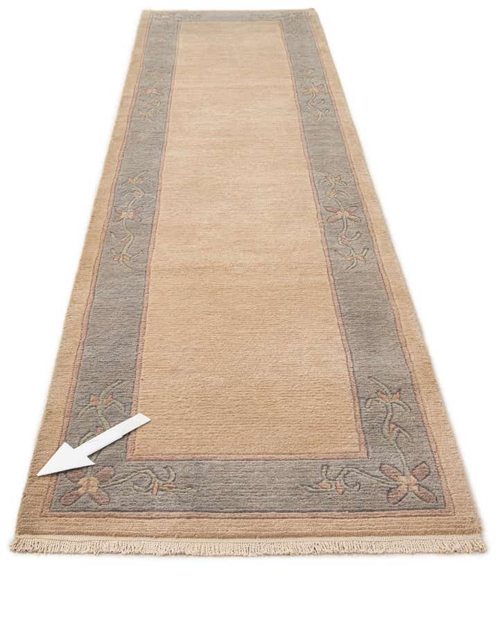 2' 7 x 11' 3 Hand Knotted Tibet Wool Runner Rug