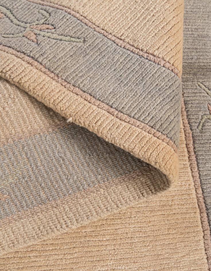 Detail image of 2' 7 x 11' 3  Hand Knotted Tibet Wool Runner Rug