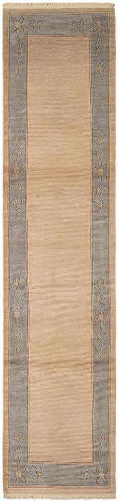 2' 7 x 11' 3 Hand Knotted Tibet Wool Runner Rug