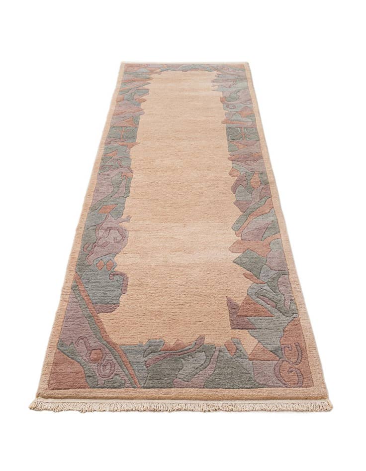 Detail image of 2' 7 x 10' 10 Hand Knotted Tibet Wool Runner Rug