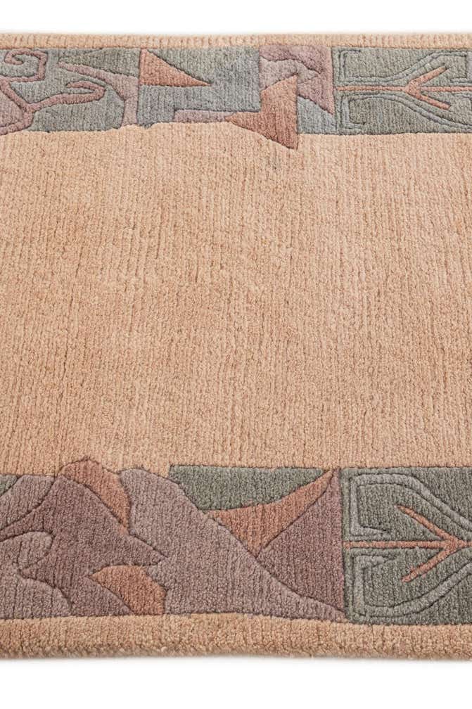 2' 7 x 10' 10 Hand Knotted Tibet Wool Runner Rug