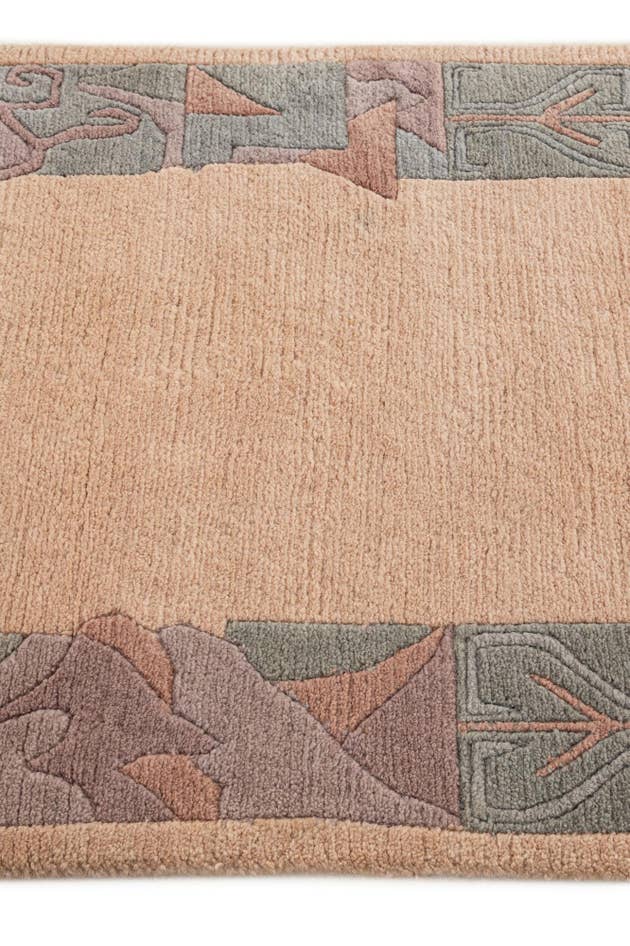 Detail image of 2' 7 x 10' 10 Hand Knotted Tibet Wool Runner Rug