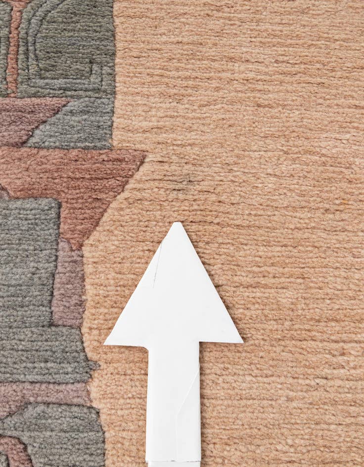 Detail image of 2' 7 x 10' 10  Hand Knotted Tibet Wool Runner Rug