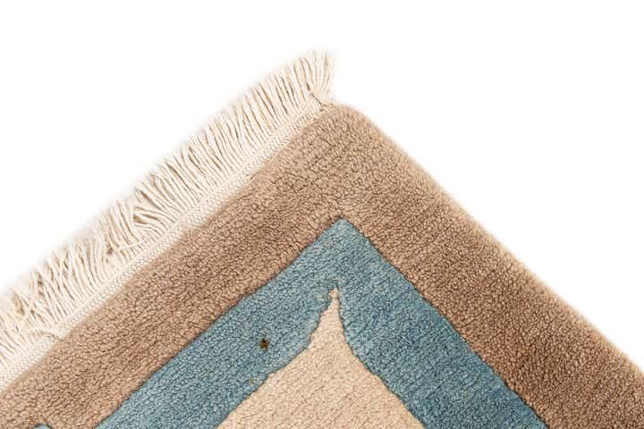 2' 5 x 4' 8 Hand Knotted Tibet Wool Runner Rug