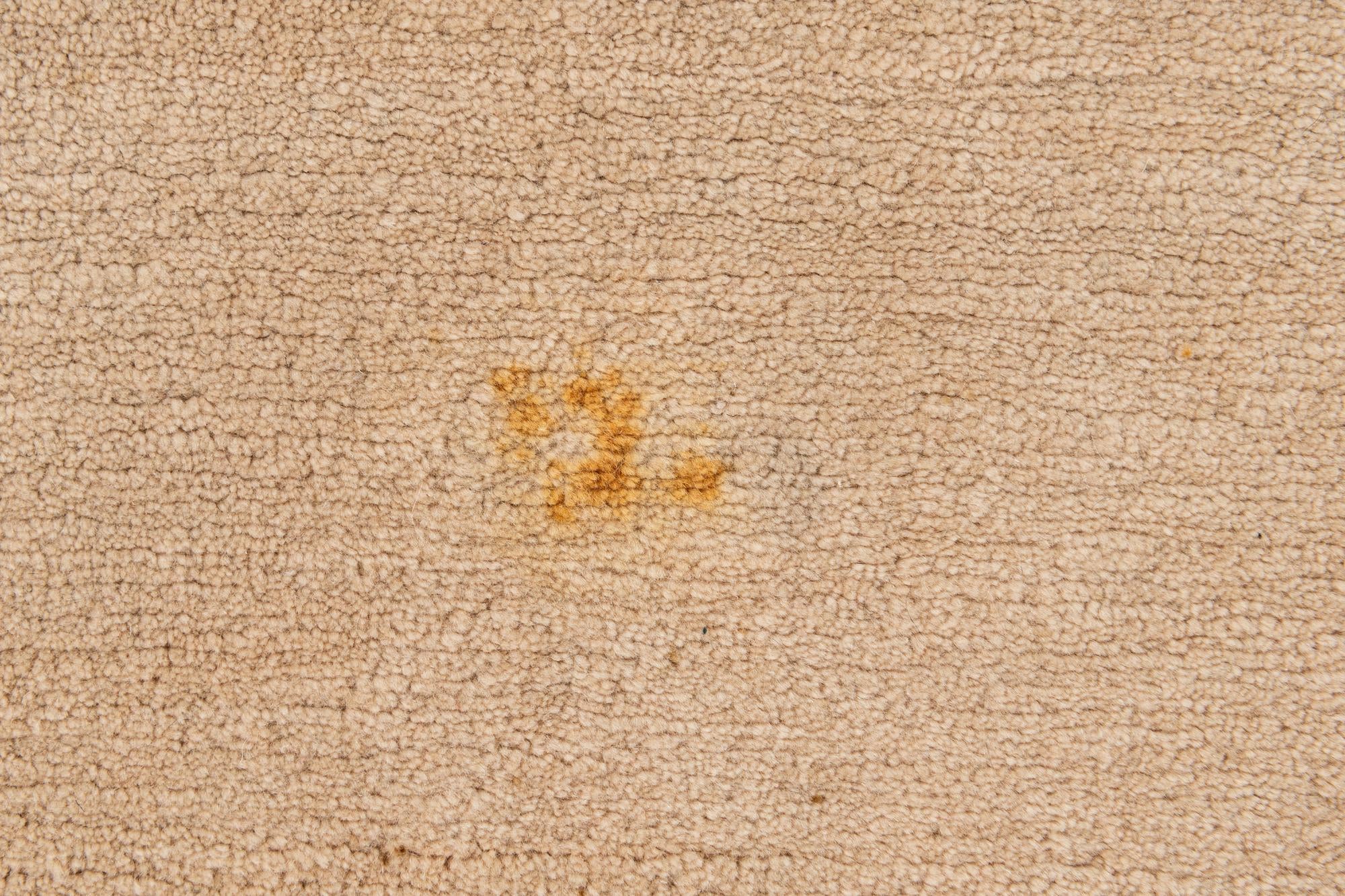 2' 5 x 4' 8 Hand Knotted Tibet Wool Runner Rug