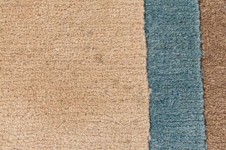 2' 5 x 4' 8 Hand Knotted Tibet Wool Runner Rug