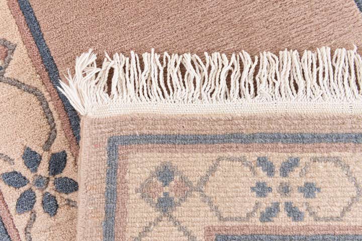 2' 5 x 4' 8 Hand Knotted Tibet Wool Runner Rug