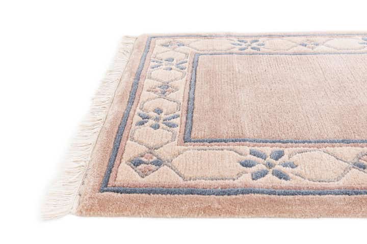 2' 5 x 4' 8 Hand Knotted Tibet Wool Runner Rug