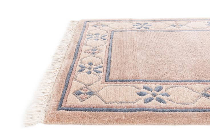 Detail image of 2' 5 x 4' 8 Hand Knotted Tibet Wool Runner Rug