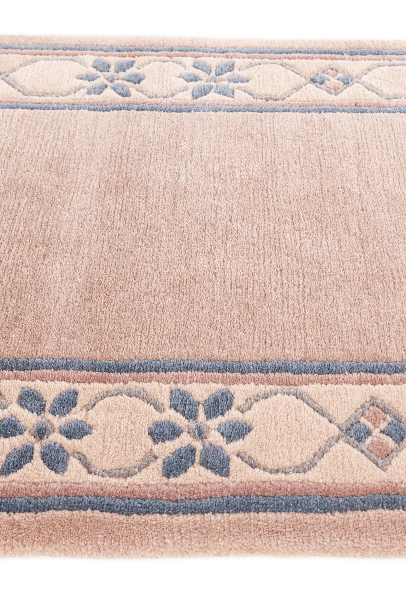 2' 5 x 4' 8 Hand Knotted Tibet Wool Runner Rug