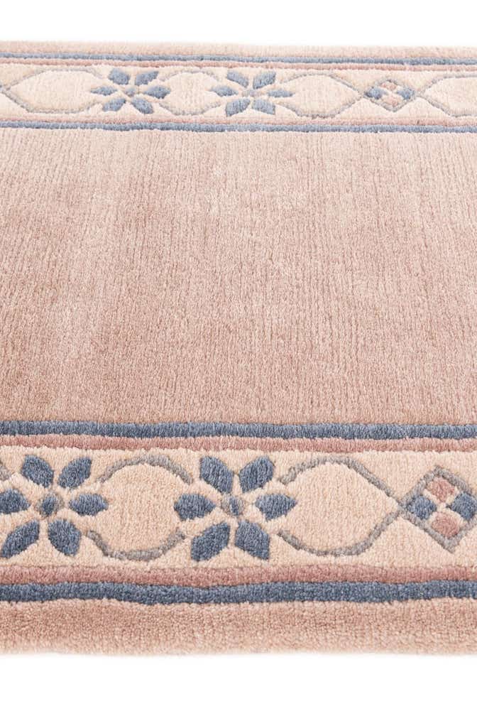 2' 5 x 4' 8 Hand Knotted Tibet Wool Runner Rug