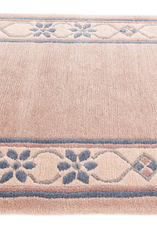 Detail image of 2' 5 x 4' 8 Hand Knotted Tibet Wool Runner Rug