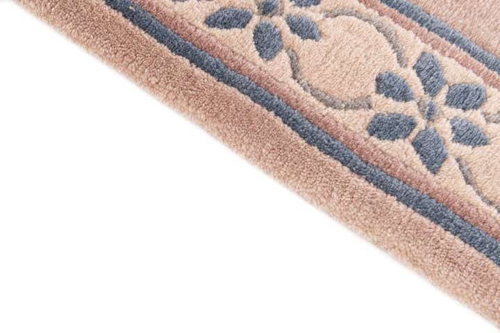 2' 5 x 4' 8 Hand Knotted Tibet Wool Runner Rug