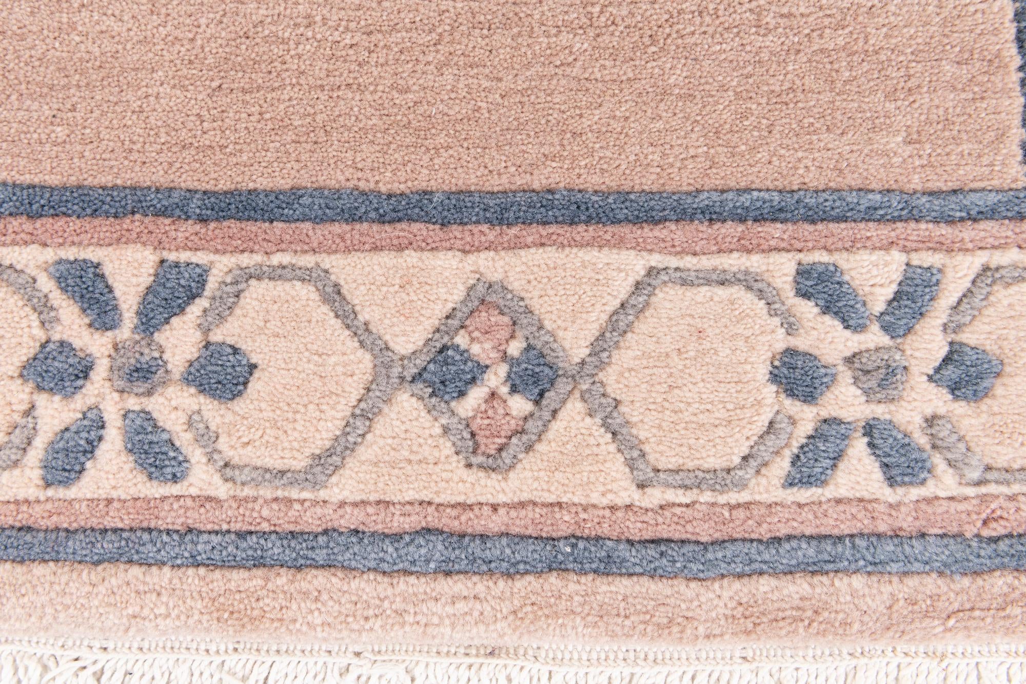 2' 5 x 4' 8 Hand Knotted Tibet Wool Runner Rug