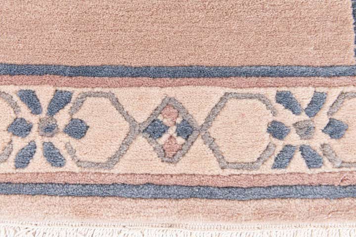 2' 5 x 4' 8 Hand Knotted Tibet Wool Runner Rug