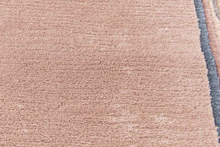 2' 5 x 4' 8 Hand Knotted Tibet Wool Runner Rug