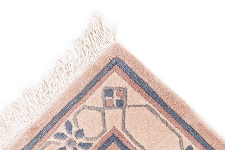 2' 5 x 4' 8 Hand Knotted Tibet Wool Runner Rug