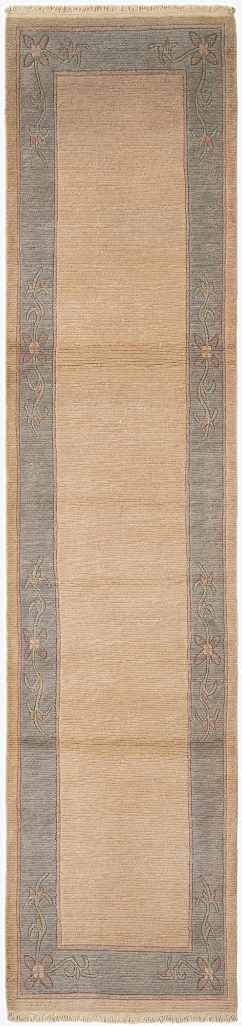2' 7 x 11' 3  Hand Knotted Tibet Wool Runner Rug