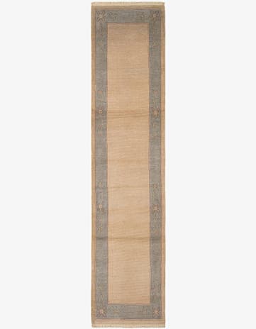 2' 7 x 11' 3 Hand Knotted Tibet Wool Runner Rug