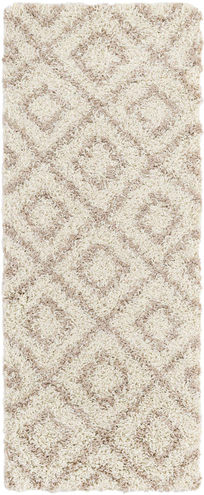 60cm x 150cm Trellis Shag Loper Vloerkleed