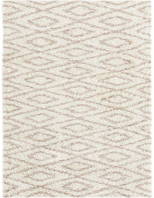 Detail image of 2' 7 x 12' Trellis Shag Runner Rug