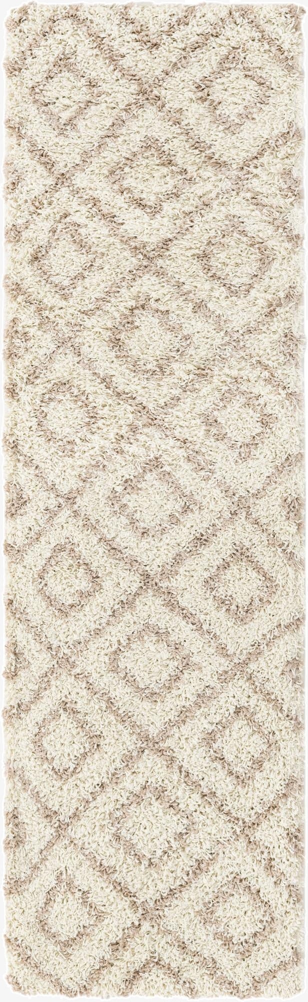 Primary image 2' x 7' Trellis Shag Runner Rug