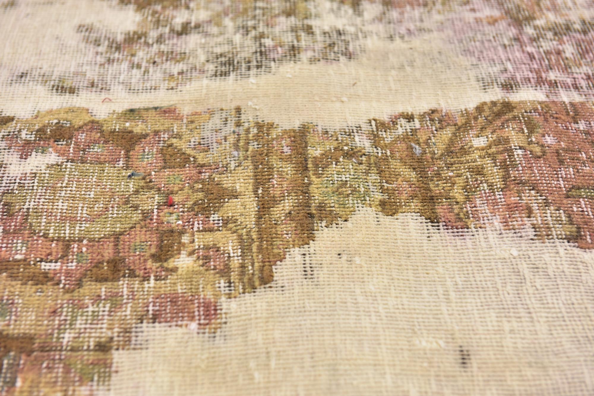 2' 4 x 12' Hand Knotted Ultra Vintage Persian Wool Runner Rug