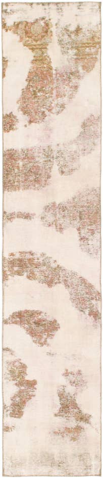 Detail image of 2' 4 x 12' Hand Knotted Ultra Vintage Persian Wool Runner Rug