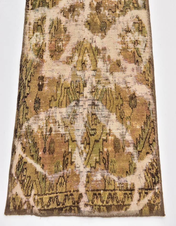 Detail image of 2' 8 x 8' 9  Hand Knotted Ultra Vintage Persian Wool Runner Rug