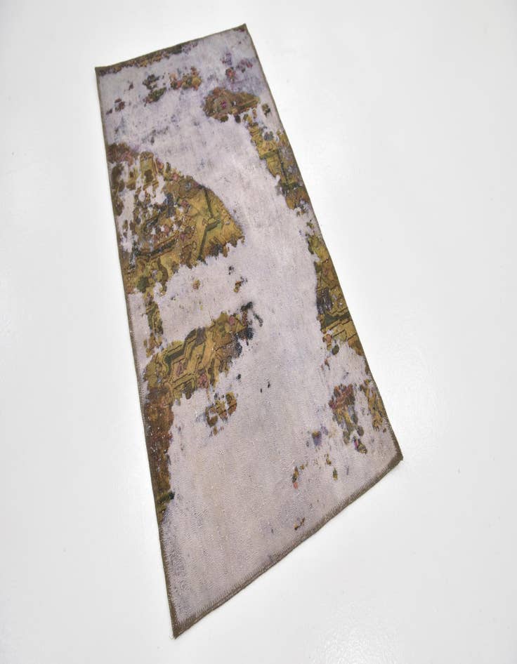 Detail image of 2' 6 x 4' 7  Hand Knotted Ultra Vintage Persian Wool Runner Rug