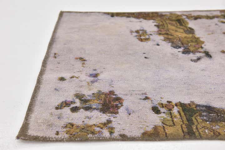 2' 6 x 4' 7 Hand Knotted Ultra Vintage Persian Wool Runner Rug