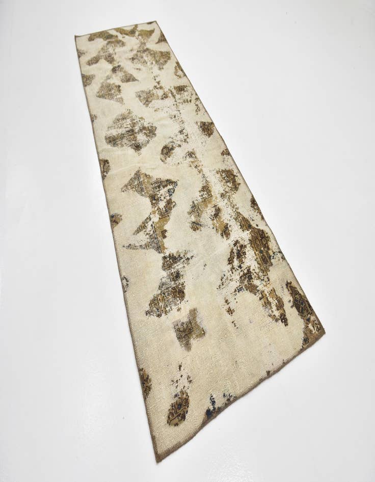 Detail image of 3' 2 x 8' 10  Hand Knotted Ultra Vintage Persian Wool Runner Rug