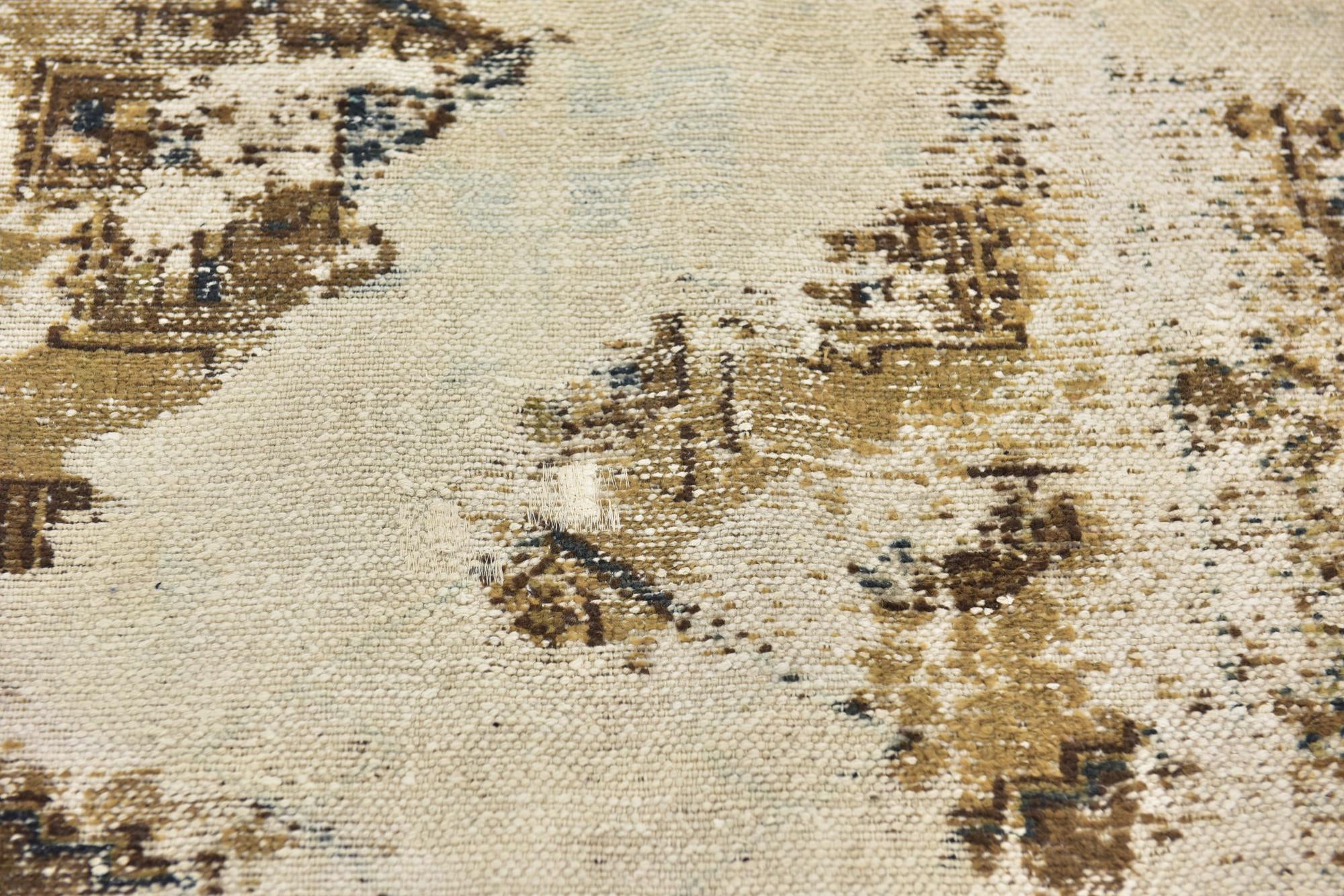 3' 2 x 8' 10 Hand Knotted Ultra Vintage Persian Wool Runner Rug