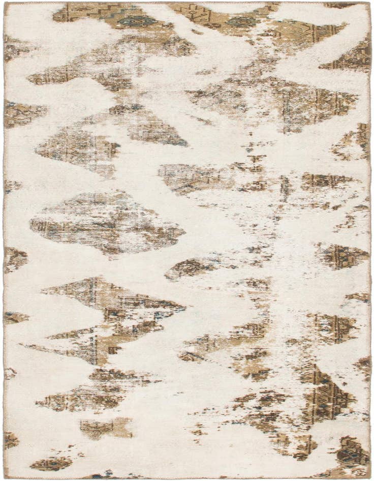 Detail image of 3' 2 x 8' 10 Hand Knotted Ultra Vintage Persian Wool Runner Rug