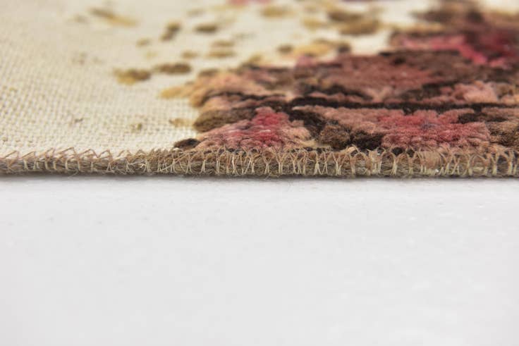 Detail image of 2' 8 x 6' 4 Hand Knotted Ultra Vintage Persian Wool Runner Rug