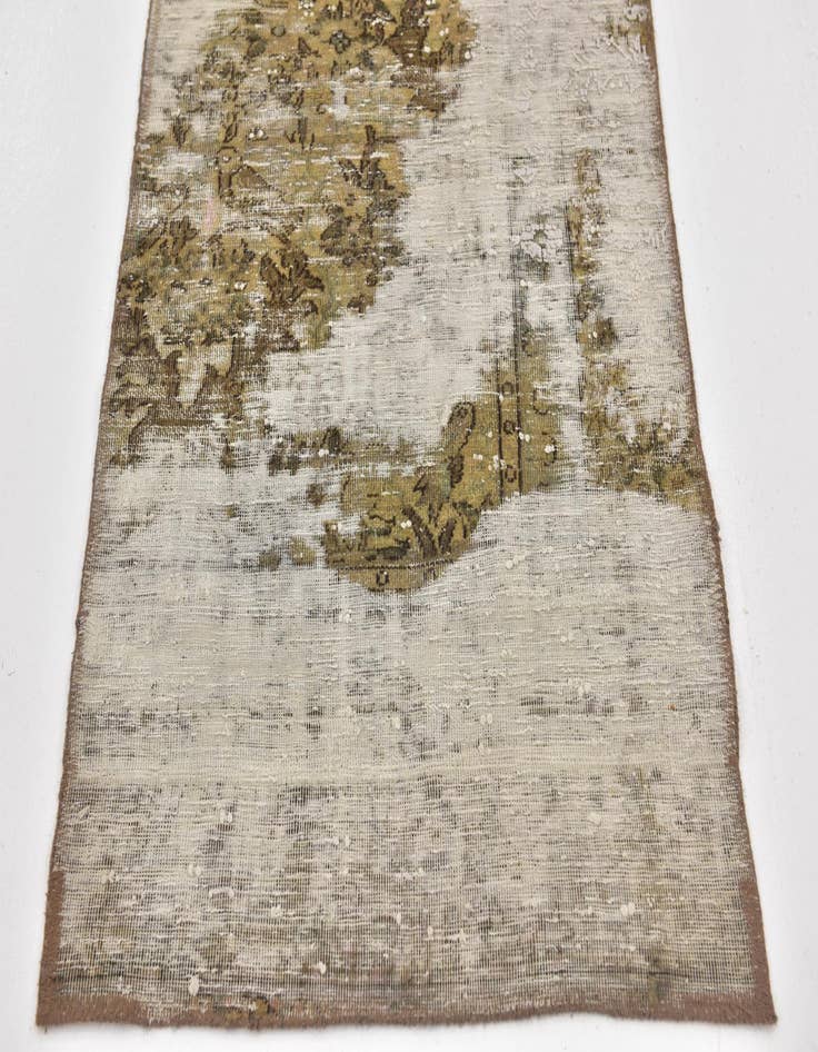 Detail image of 2' 6 x 10' 2  Hand Knotted Ultra Vintage Persian Wool Runner Rug