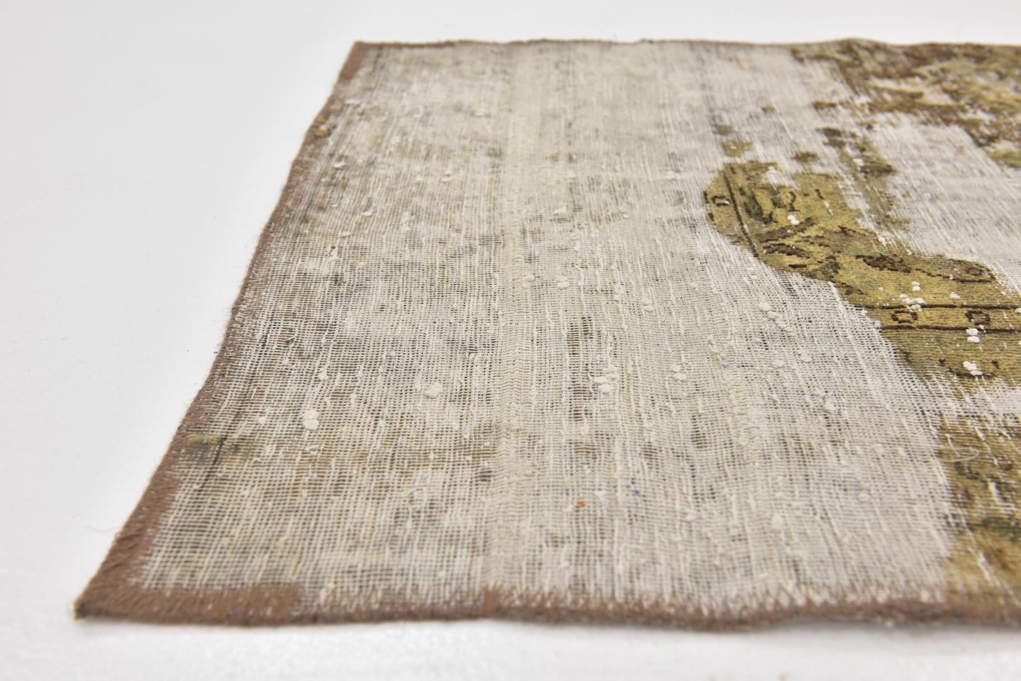 2' 6 x 10' 2 Hand Knotted Ultra Vintage Persian Wool Runner Rug