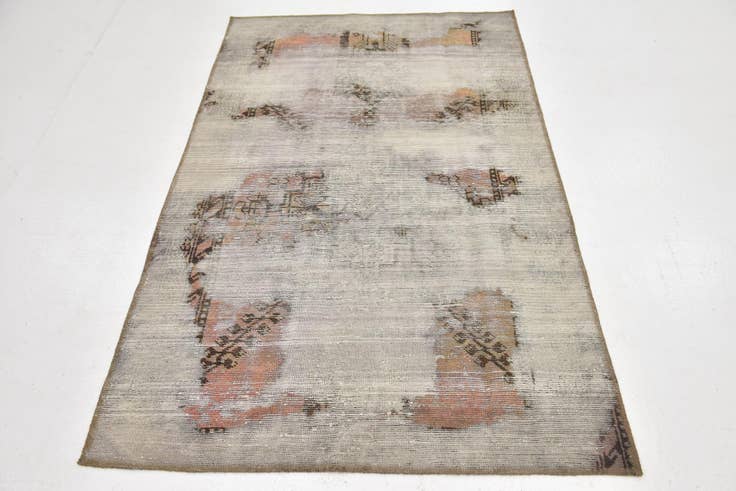 Detailansicht von 110cm x 195cm Handgeknüpft Ultra Vintage Persisch Wolle Läufer Teppich