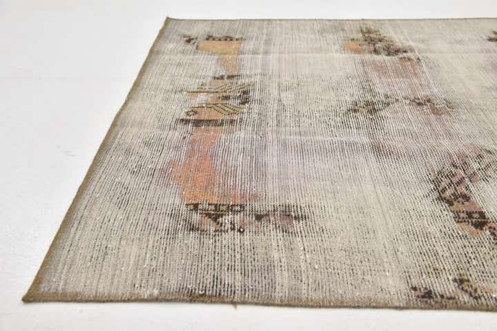 110cm x 195cm Handgeknüpft Ultra Vintage Persisch Wolle Läufer Teppich