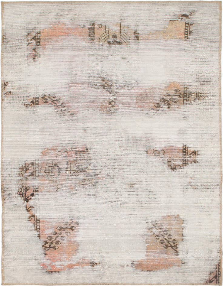 Detail image of 3' 8 x 6' 4 Hand Knotted Ultra Vintage Persian Wool Runner Rug